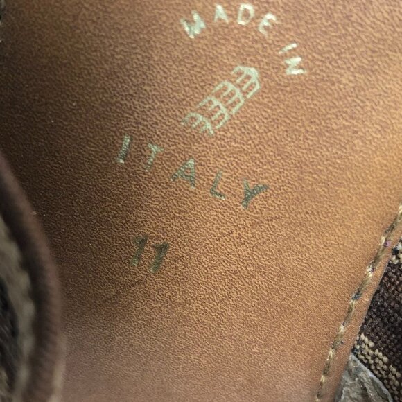 Italian Shoemakers Metallic Wedge Sandals 11 - Picture 10 of 10